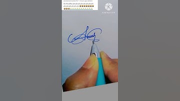 Anushka name signature style #anushka signature #ytshorts #calligraphy #anushka