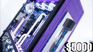 ULTIMATE $5000 Custom Water Cooled Gaming PC Build - Time Lapse i9 9900k + RTX 2080 ti