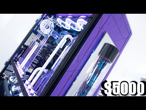 ULTIMATE $5000 Custom Water Cooled Gaming PC Build - Time Lapse i9 9900k + RTX 2080 ti