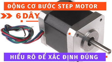 Xác định dây động cơ bước 6 dây - hiểu rõ bản chất | Tiến Công Cụ