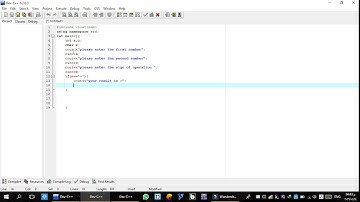 How to make caculator with c++ for beginners كيفيه عمل برنامج اله حاسبه بسيطه بلغه c++ للمبتدئين