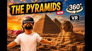 The Pyramids in 360° 🤯 Full Immersive Experience #pyramid #egypt #travel