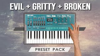 ► 250 Custom Patches / Presets ► Sounds of Korg Opsix (broken / bizarre / cinematic / aggressive)