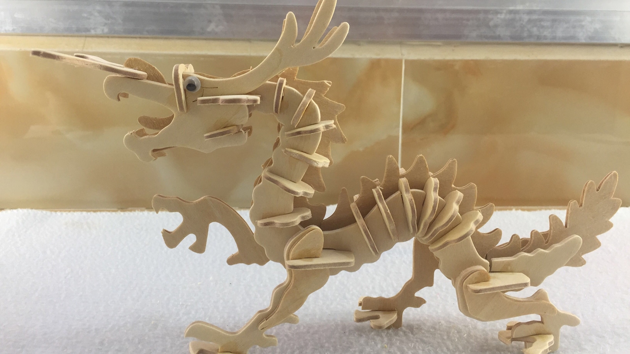 DIY Miniature Dragon ~ 3D Wood Craft Construction Kit ...