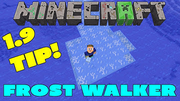Minecraft 1.9 Tip | How do I use Frost Walker?