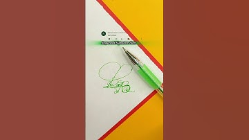 Daro Signature Design | How To Sign The Letter D #shorts