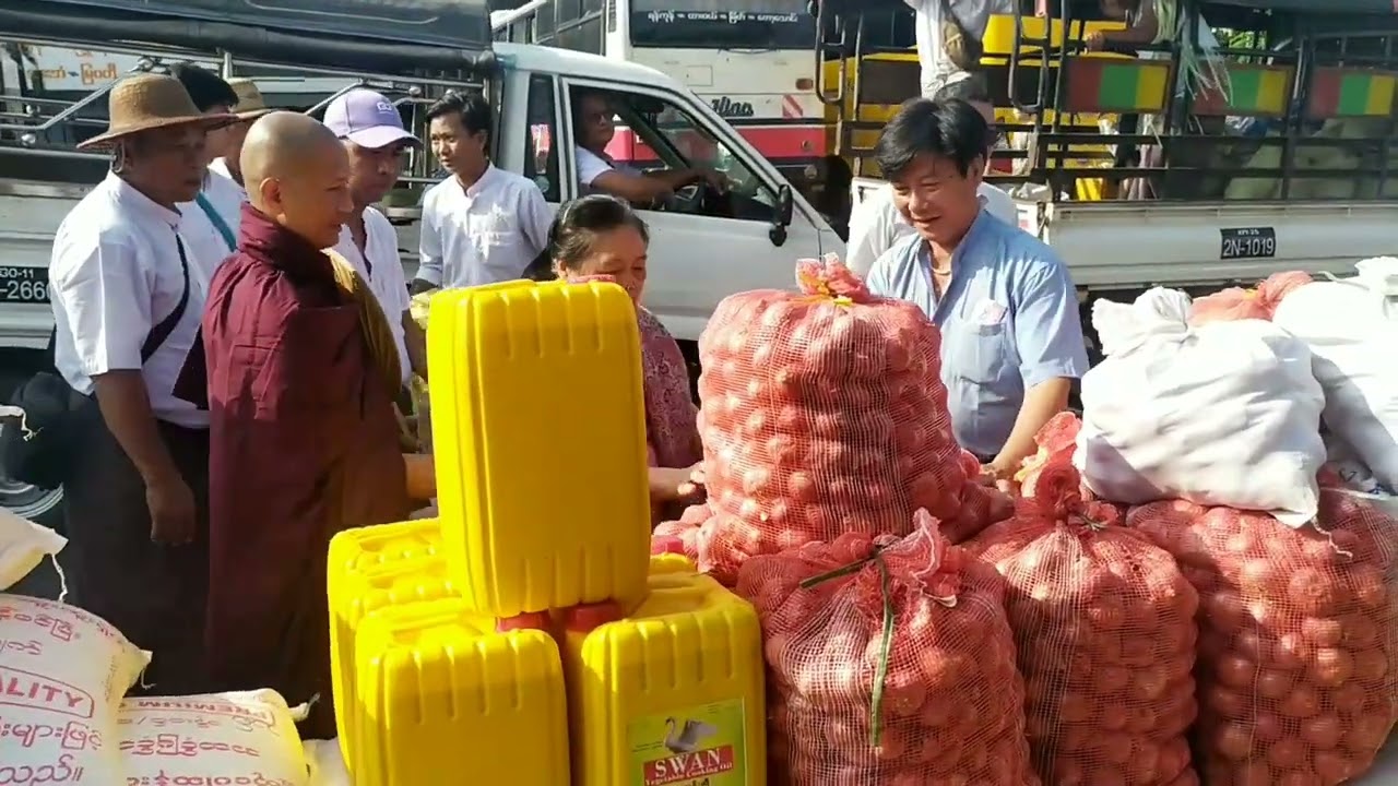 အောင်မင်္ဂလာစခန်းဝင်းလုံးဆိုင်ရာဆွမ်းဆန်စိမ်း လောင်းလှူပွဲကြီး 2-3-2026 တပေါင်းလပြည့် 