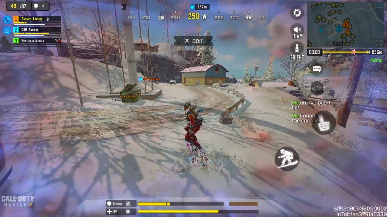 Intense Fight On zone | Snowboard Help Me to Suvive This battle | Codm ...