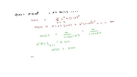 In a branching process with one ancestor, the number of offspring of each individual has the shifte…
