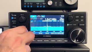 Medium wave DX: Kuwait (VOA) copied on 1548 kHz using the Icom IC-R8600 and Wellbrook ALA1530 loop