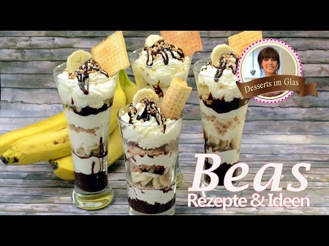 Bananensplit Dessert - Banana Split Art