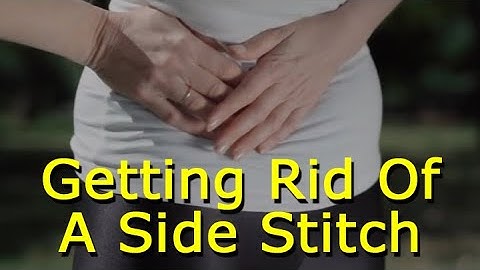 Getting Rid Of A Side Stitch