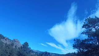 4K Rocky Mountains Wave Cloud Formation Time Lapse