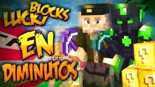 LUCKY BLOCKS EN DIMINUTOS!! - Willyrex vs sTaXx - Carrera épica Lucky Blocks