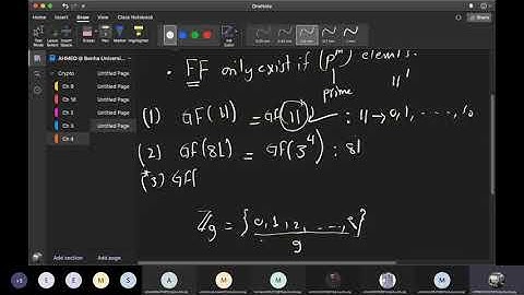 Chapter 4, part1, Introduction to Galois Fields for the AES (Arabic)