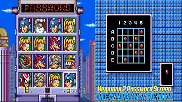 Mega Man 2 - Password Screen (Mega Man 7 SNES Remix)Revised🎵