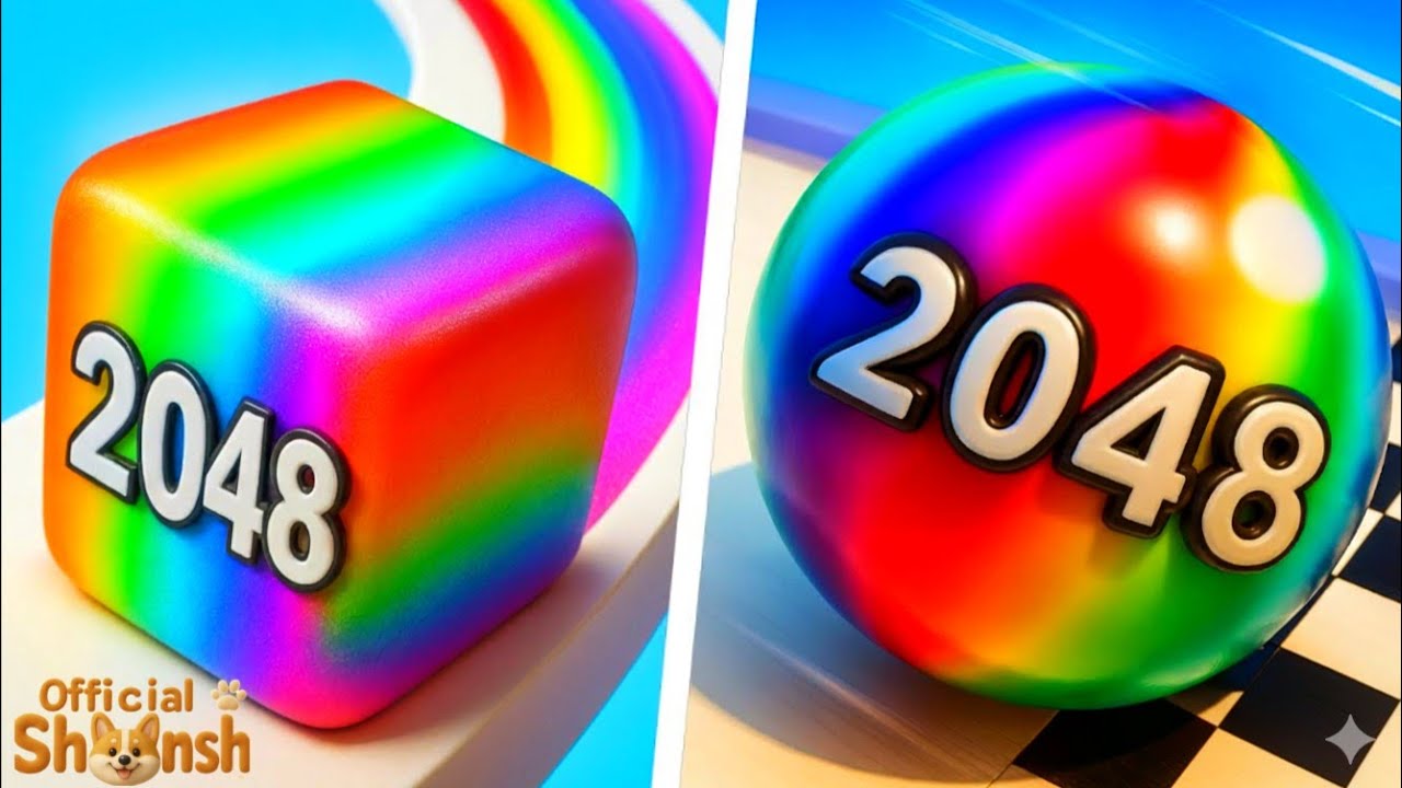 Jelly Run 2048 VS Ball Run 2048 - All Levels Satisfying Walkthrough Gameplay