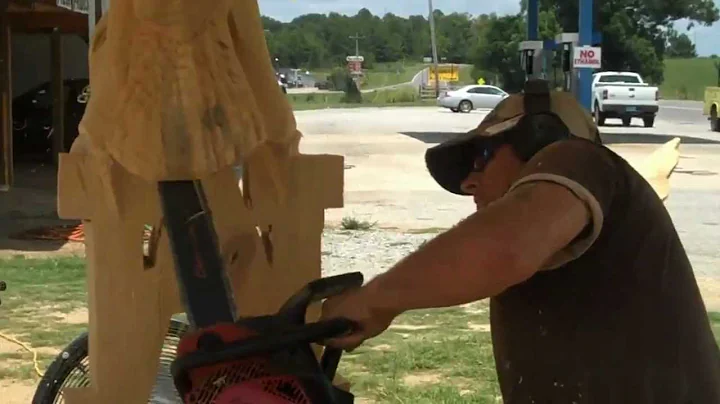 Beneath the Bark Chainsaw Carvings Live Video