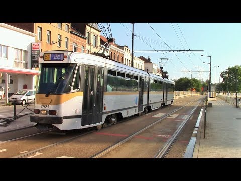 Brussels Trams @ Porte de Flandre, Parc (Park) & Sint-Guido, Belgium