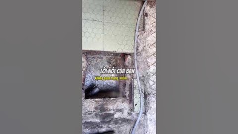 Thông tắc cầu cống - Camera nội soi -  0937.407.409 - Thành Nguyễn 24h  #thongcongnghet