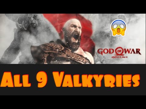 God Of War 4 | All 9 Valkyries In Seconds NO DAMAGE GIVE ME GOD OF WAR 😱