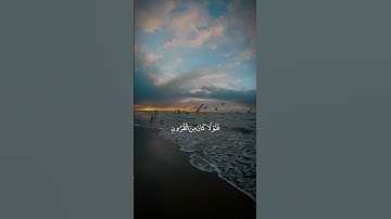 (وأقم الصلاة طرفي النهار وزلفاً من الليل) تلاوة مؤثرة وهادئة للقارئ اسلام صبحي 🤍🎧