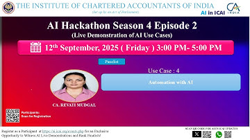 AI Hackathon S4 E2 UC4: Automation with AI - CA. REVATI MUDGAL