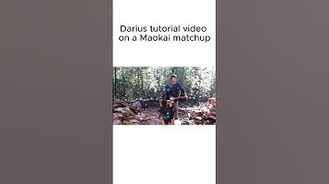 Darius vs Maokai tutorial #leagueoflegends #funnymemes