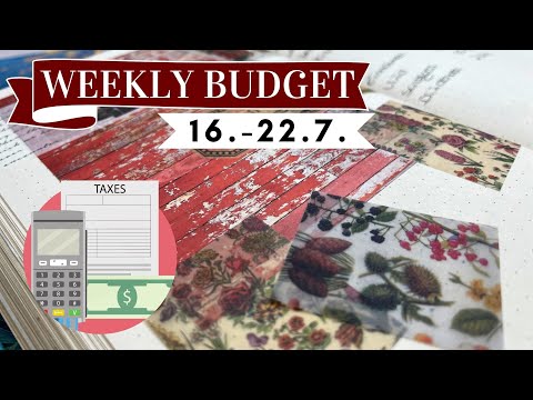 ?16.-22.7. ? I WochenBudget I echte Einnahmen & Ausgaben I Weekly Budget