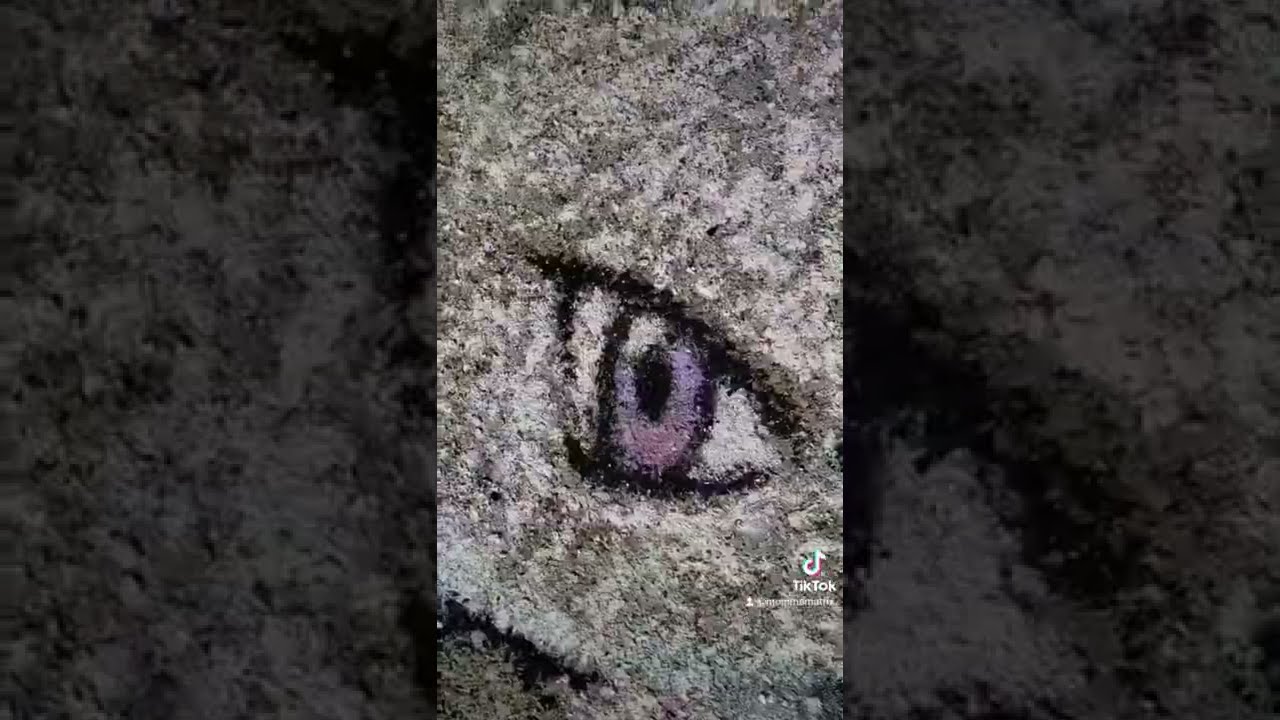 Mewtwo Pokemon chalk art drawing 