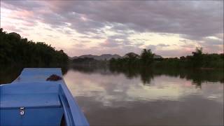 Sunset Boat Ride at Cat Tien National Park in Vietnam