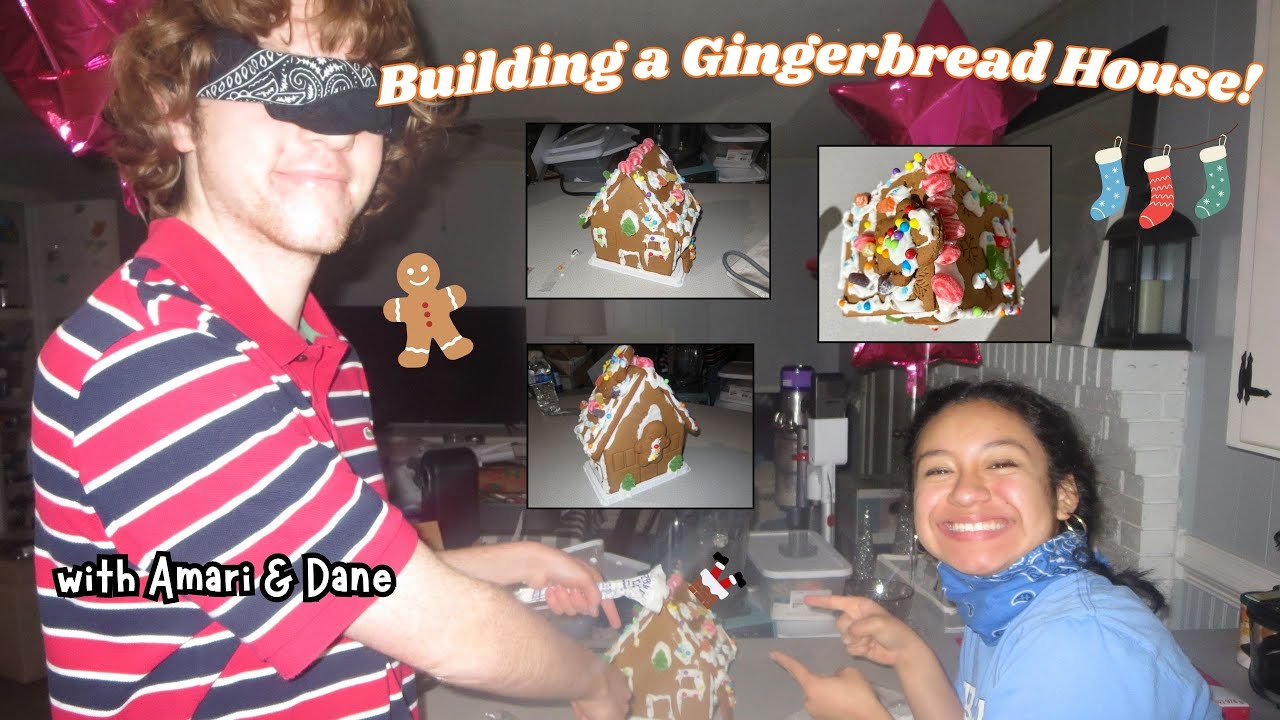 deaf, blind, mute challenge! *gingerbread house edition*