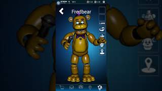 (C4D/FNAF) Fredbear in FNAF AR