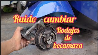 Ruido en una moto torito bajaj / rodajes de bocamaza delantero