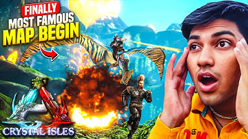 ARK Crystal Isles Map😱🔥 | Sabse OP Survival Adventure!