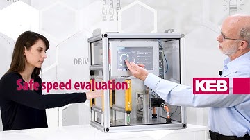 Safe speed evaluation for man and machine with KEB Automation
