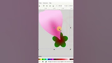 Draw Peach Blossom In Inkscape
