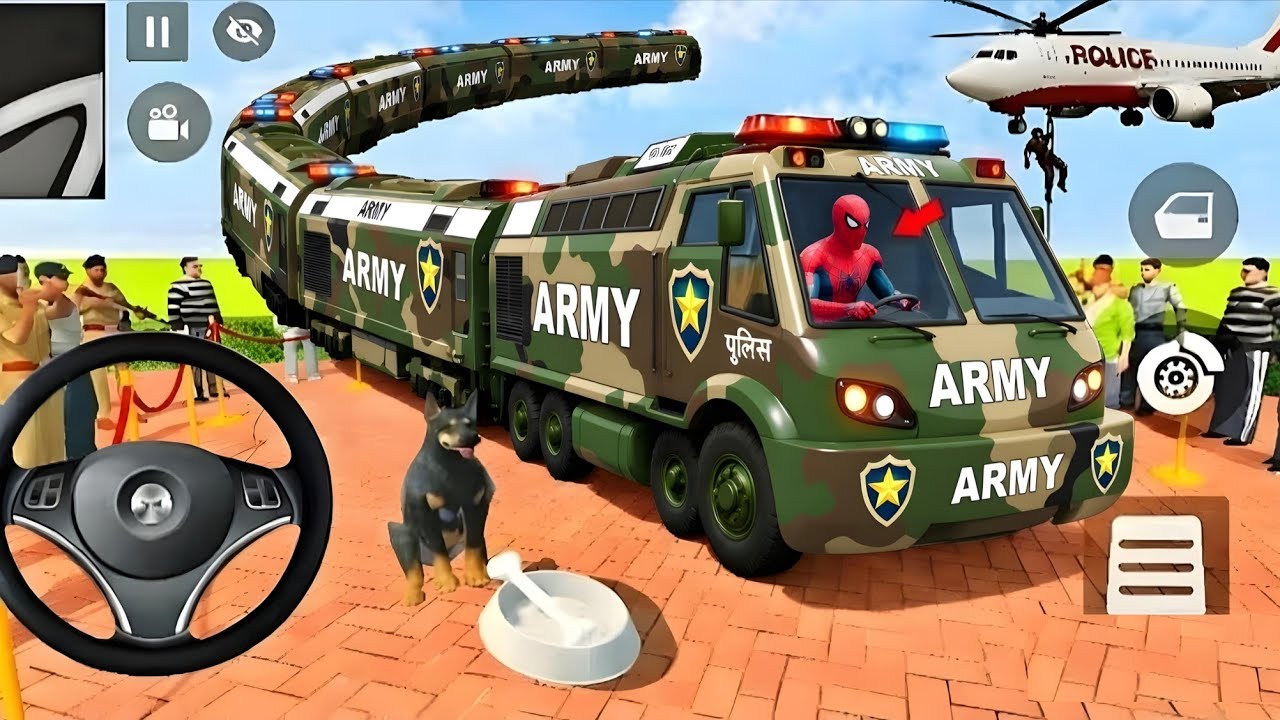 🤑Indian Thift Auto Simulator🤩Indian Showroom Purchase😲Modify Indian Army Fly Tyre Train& Car🥳Game