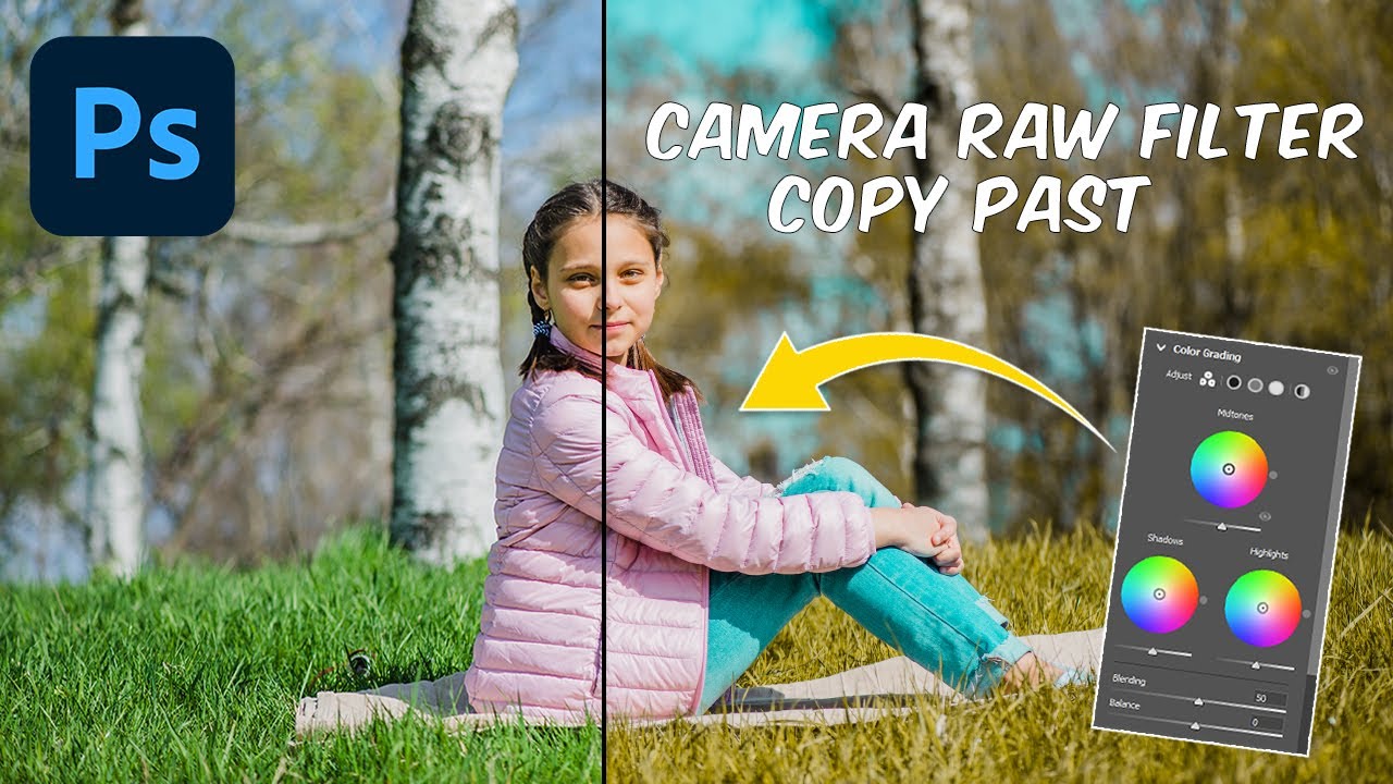 Camera Raw Filter Copy Past 2024 Javed Editing Academy 