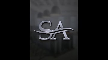 Coreldraw Tutorial - Letter S + A Logo Design in Coreldraw