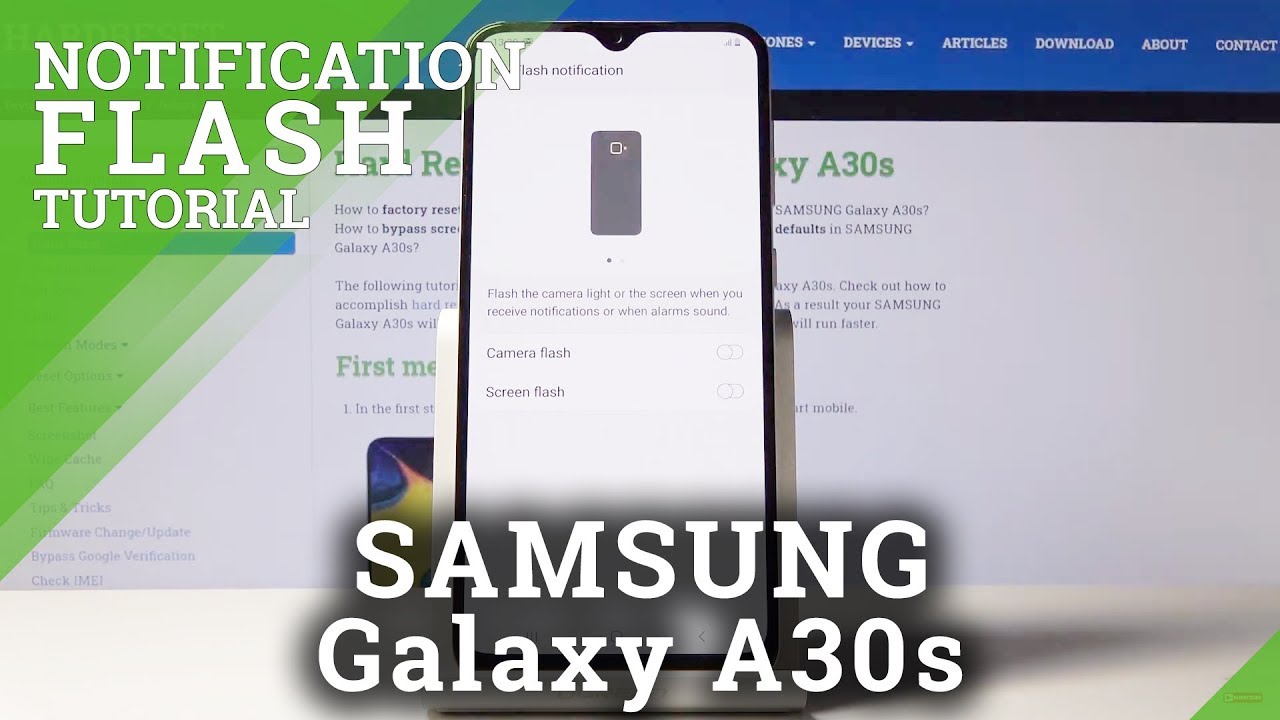 How to Enable LED Notifications in Samsung Galaxy A30s – Flash ...