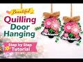 Paper Quilling Door Hanging Toran | DIY Quilling Bandhanwar Tutorial @handsandhues#toran #quilling