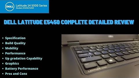 Dell latitude e5450 core i5 review