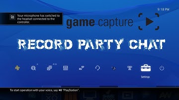 Record Party chat using Elgato hd60 Ps4