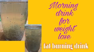 Fat Burning Detox Drink | Morning Drink For Weight Loss | How To Use Chia Seeds #shorts