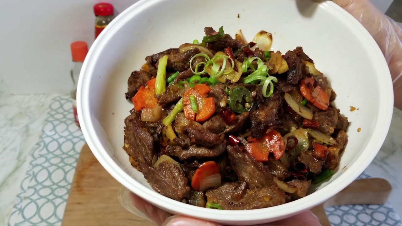 How to make mongolian beef - YouTube