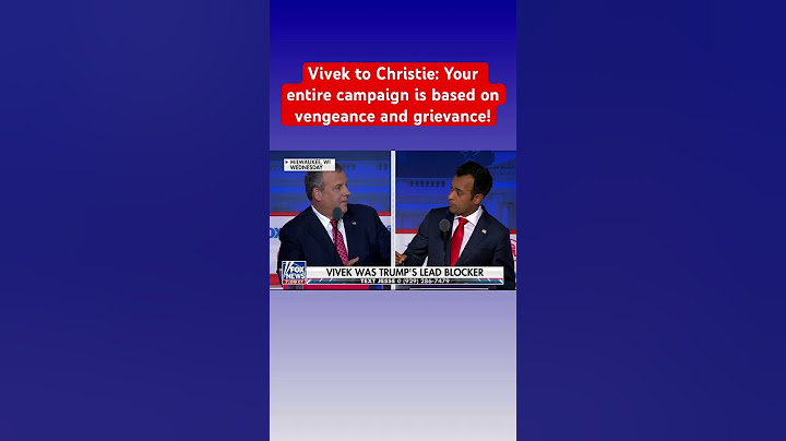 Vivek Ramaswamy DRAGS Chris Christie: You should know better! #shorts