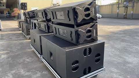 T.I Pro Audio LA 2122&LA 218 Dual 12 inch two way line array and dual 18 inch subwoofer