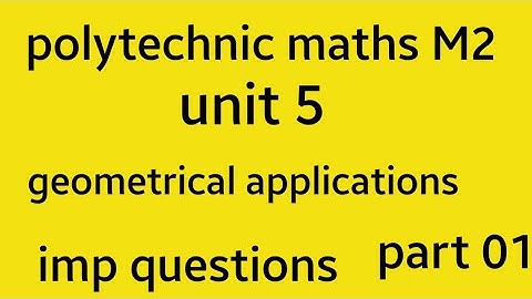 polytechnic math m2|| c-18 2and semester maths||imp questions ||2020||naveenreddy