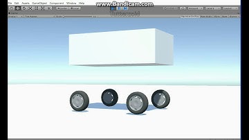 Unity Multiplayer Car game #01 _ Wheel physics demo 03 _ Rigidbody mass at 1000kg